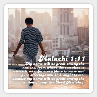 Malachi 1:11 Sticker